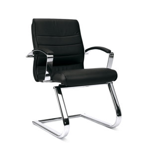Freischwinger Express aus Leder von Topstar