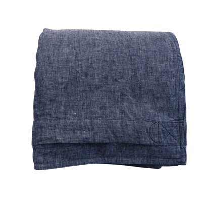 Linen Duvet Cover Linoto Size Fullqueen Color Indigo