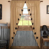 Smocked Burlap Curtains Wayfair