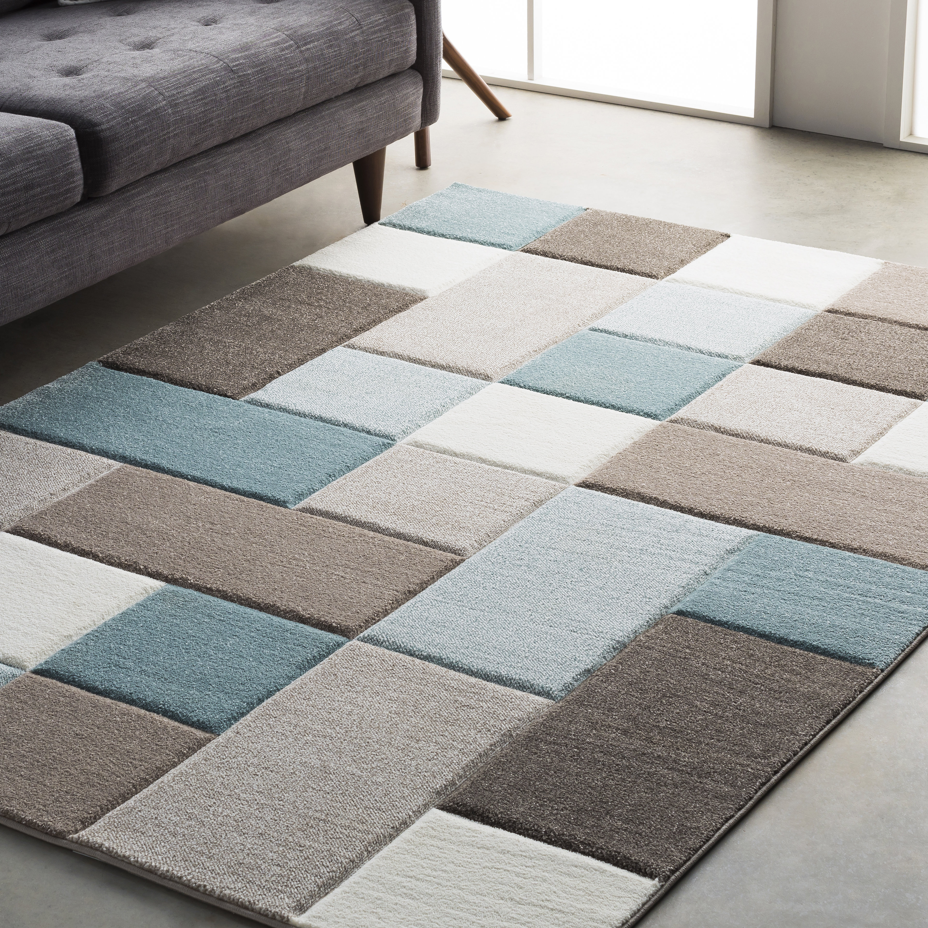Teal And Gray Rug Furniture Wrought Studio Mott Street Modern Geometric Carved Teal Brown Area Rug U0026 Reviews Wayfair
