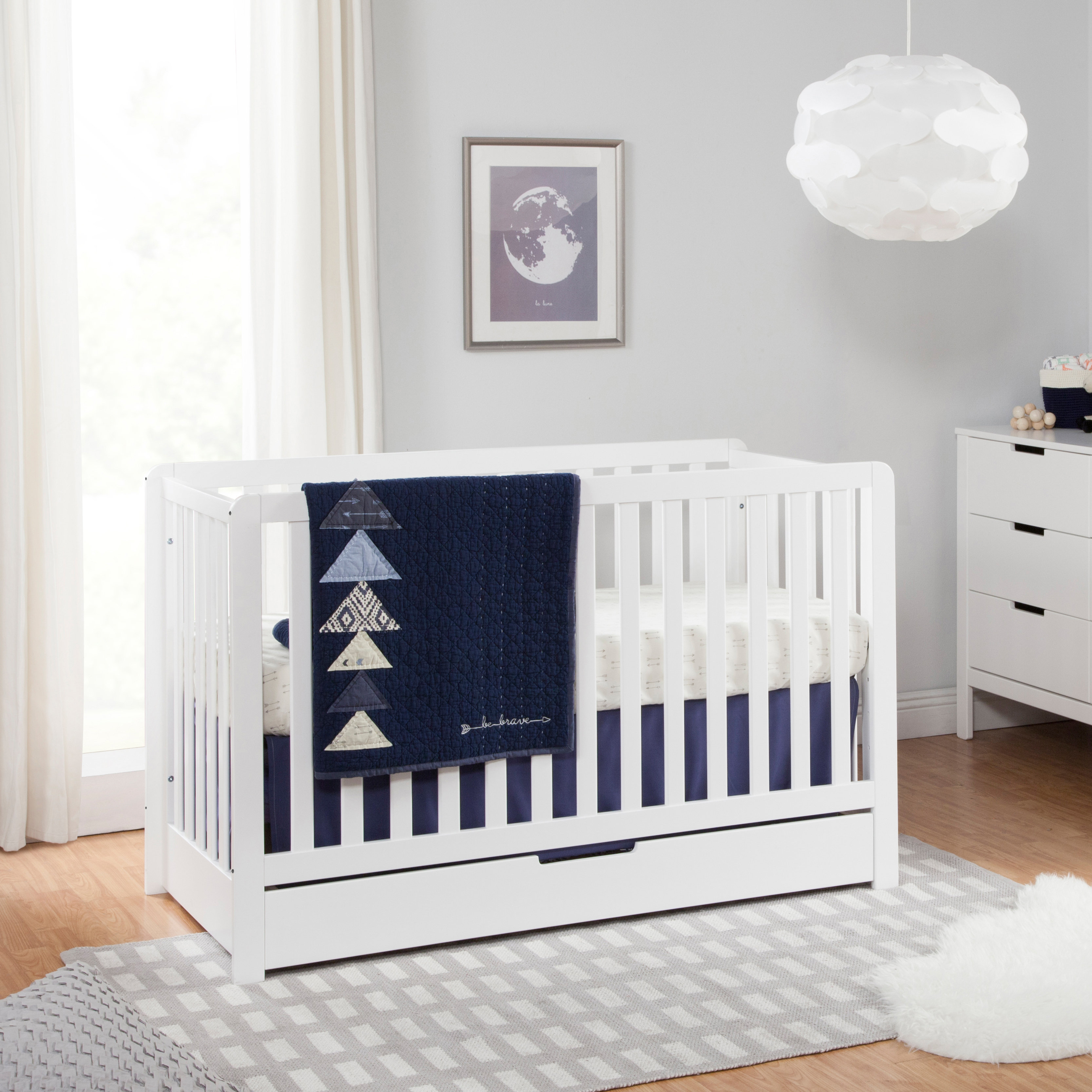 convertible crib with drawers