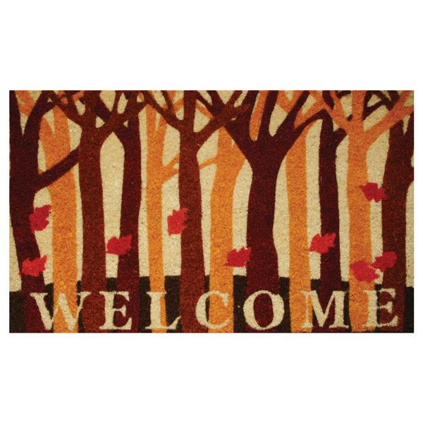 Robert Allen Home and Garden Kareen Fall Woods Doormat & Reviews Wayfair