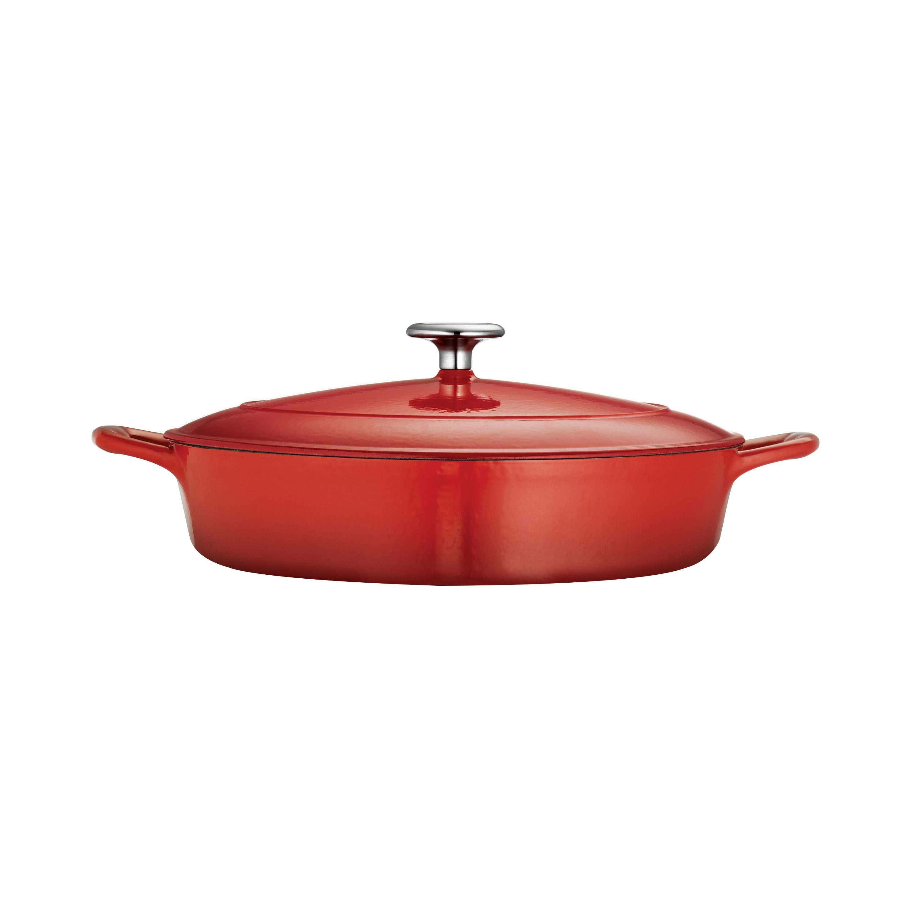 Tramontina Gourmet Enameled Cast Iron 4 Qt. Cast Iron Round Braiser