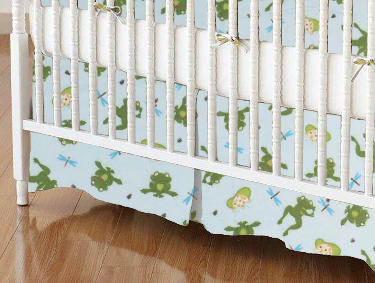 Sheetworld Frogs N Pods Crib Skirt Wayfair