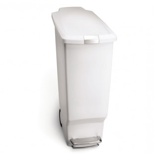 White Trash Can With Lid Wayfair Quickview