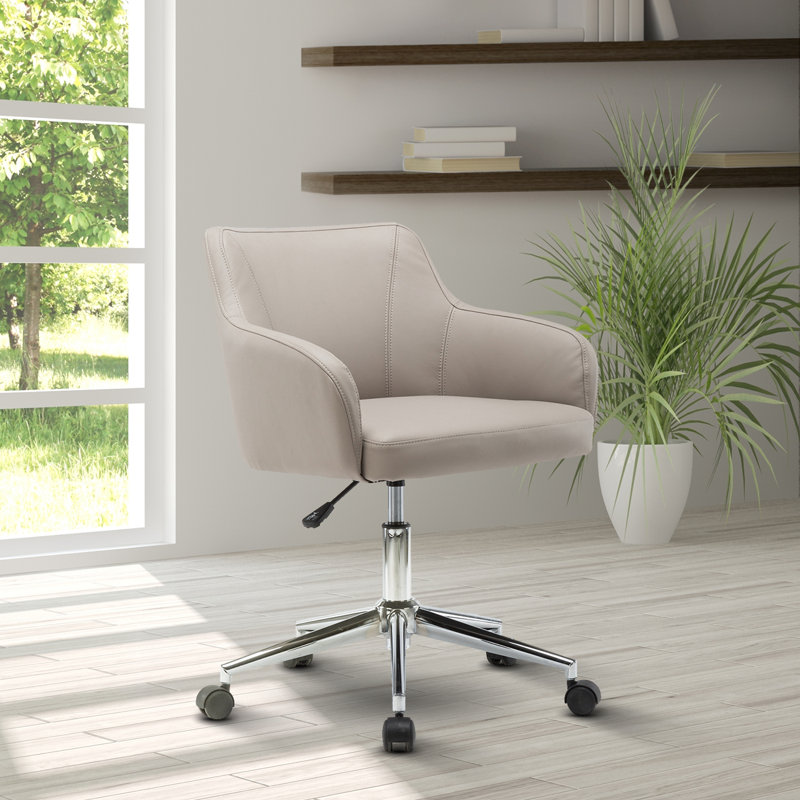 Comfy Home Office Chair Revolutionhr Ebern Designs Vance Comfy And Cly Home Office Mid Back Desk Chair
