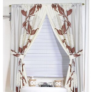 Buy Stoneridge Nature/Floral Semi-Sheer Window Curtain Panel!