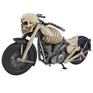 Bone Chillin Skeleton Motorcycle Figurine