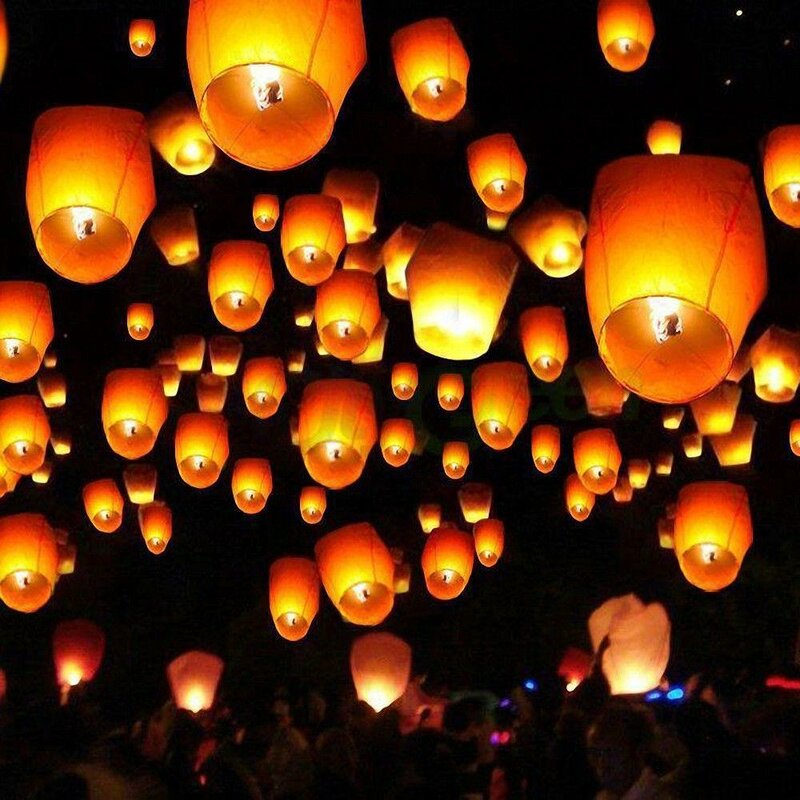 paper sky lanterns