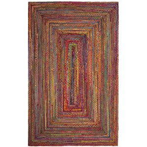 Bowen Hand-Woven Red/Multi Area Rug
