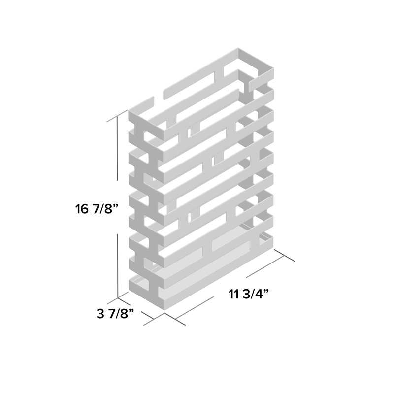 Rectangular Steel Umbrella Stand & Reviews Birch Lane