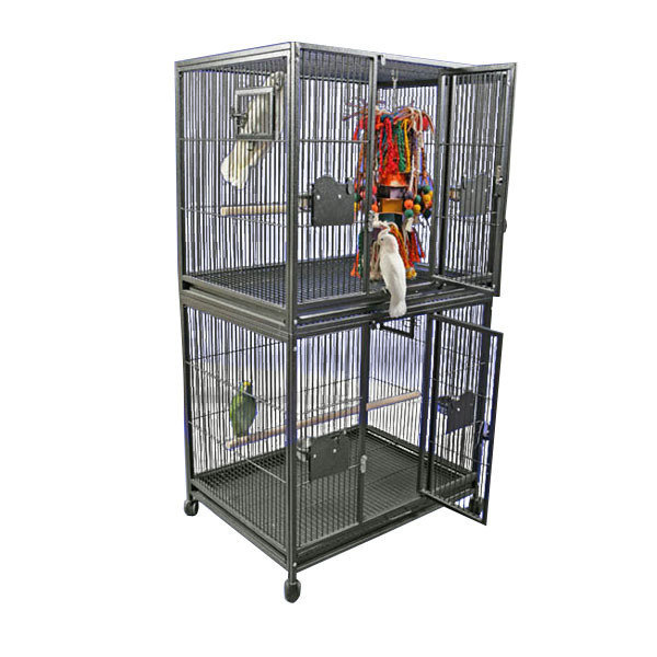 double flight bird cage
