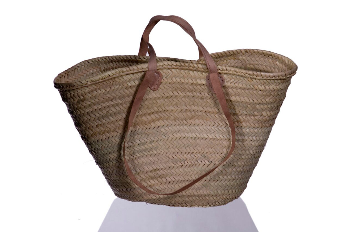 French Market Basket with 4 Straps #frenchmarket #marketbasket