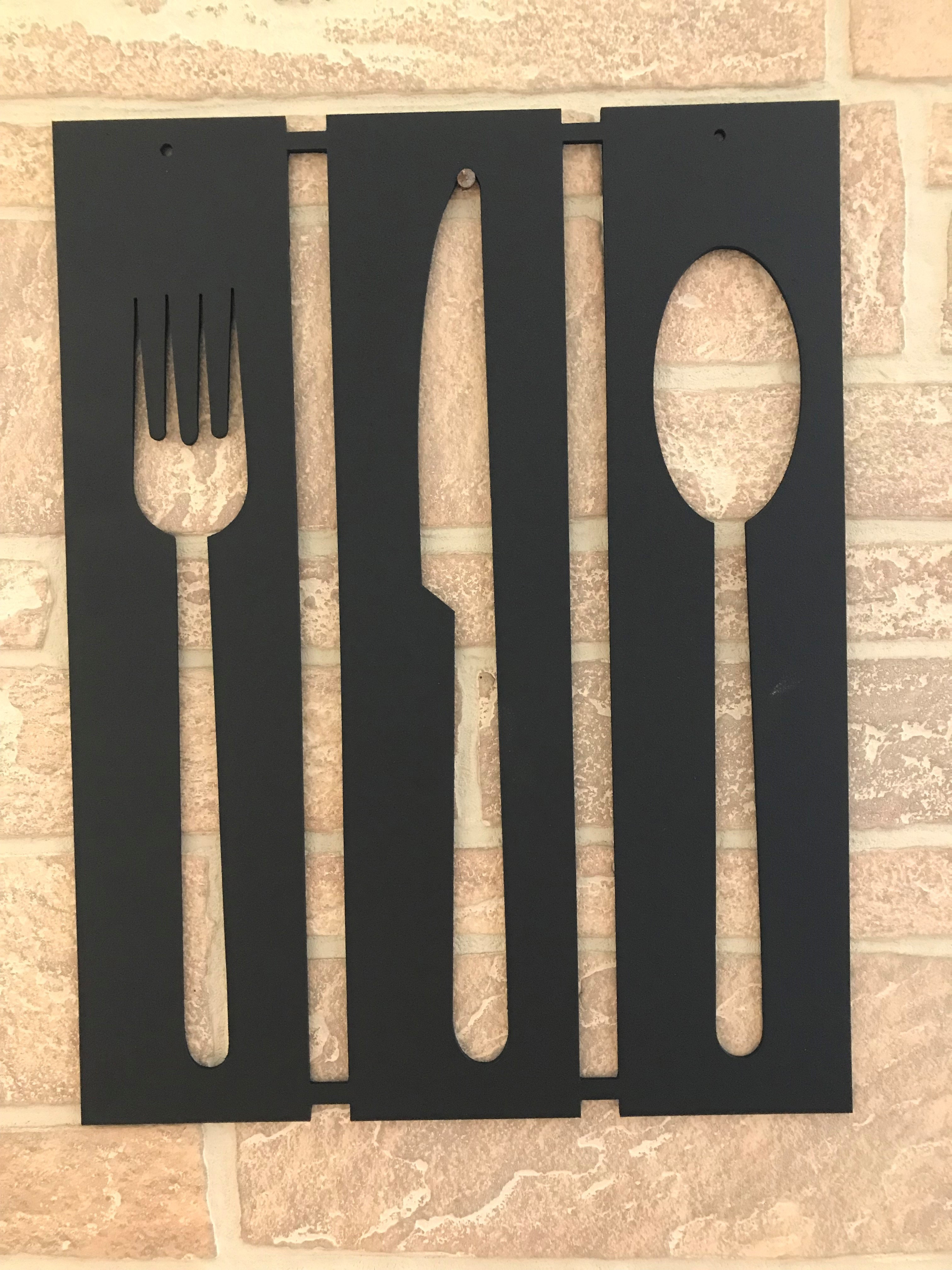 Winston Porter Fork Knife And Spoon Wall Décor Wayfair Winston Porter Fork Knife And Spoon