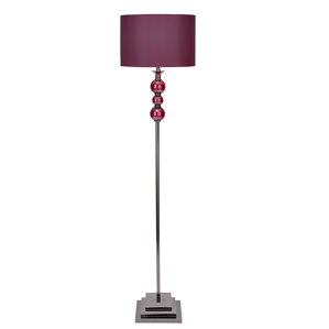 purple shade floor lamps you'll love | wayfair purple shade floor lamps you'll love | wayfair