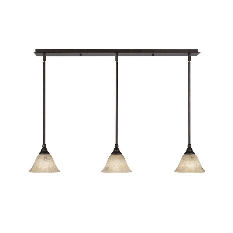 Astoria Grand Ratchford 3 Light Kitchen Island Linear Pendant Wayfair