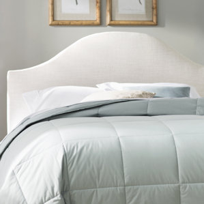 Curved Upholstered Panel Headboard by Alcott Hill