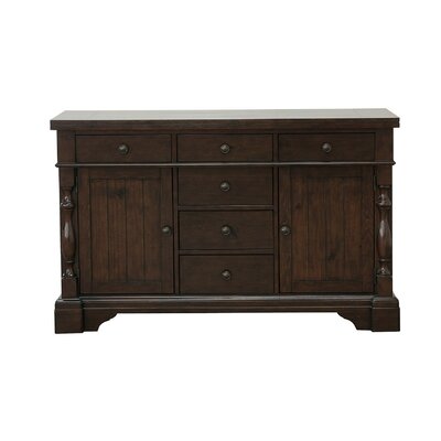 Canora Grey Rayne 57 Wide 6 Drawer Buffet Table