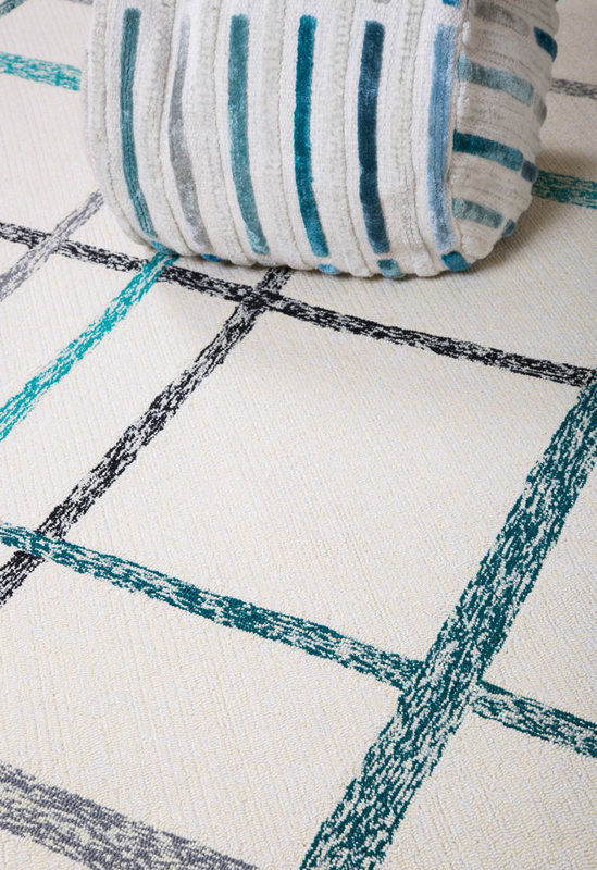 Hokku Designs Lienzo HandTufted Ivory/Turquoise Indoor/Outdoor Area Rug & Reviews Wayfair