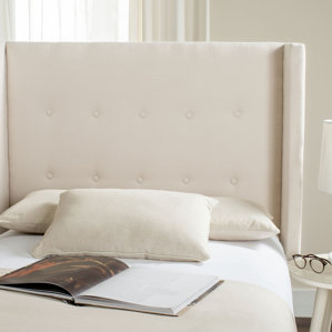 Yale Upholstered Wingback Headboard by Darby Home Co