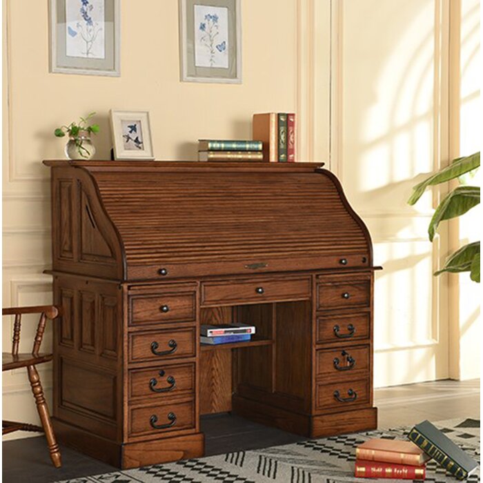 Chelsea Home Solid Wood Secretary Desk Reviews Wayfair