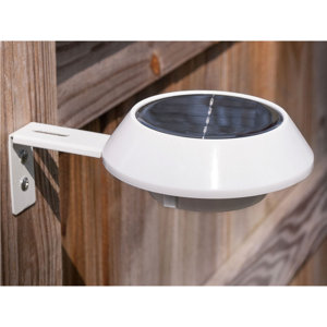 Lunalite Solar 4-Light Rail Light (Set of 2)