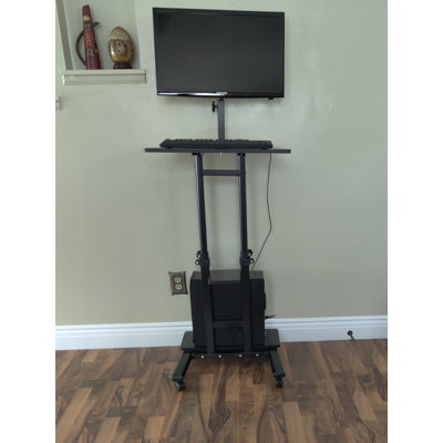 Adjustable Laptop Cart Accent Lecterns