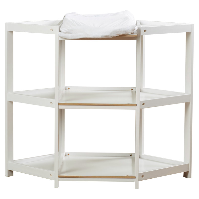 Zoomie Kids Hayley Diaper Corner Baby Changing Table ...
