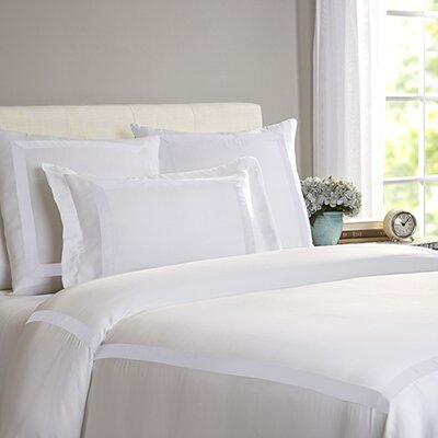Three Posts Shelbie Duvet Cover Size King Color White White