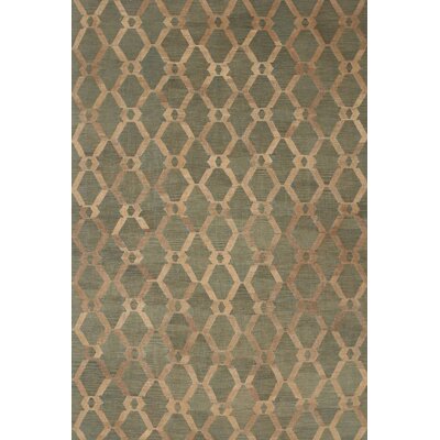 Contemporary Green Area Rug East Urban Home Rug Size: Rectangle 7' x 9'