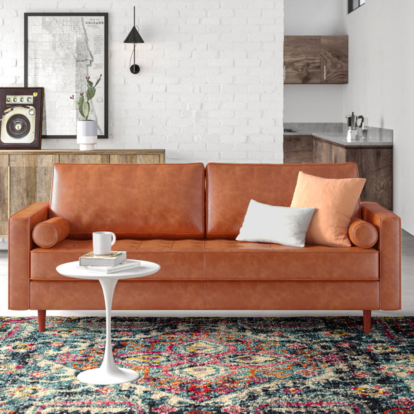 Modern Contemporary Natuzzi Leather Sofa Allmodern