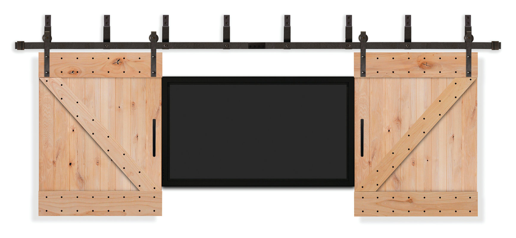 Creativeentryways Rustic Knotty Alder Unfinished Tv Interior Barn Rustic Knotty Alder Unfinished Tv Interior Barn Door