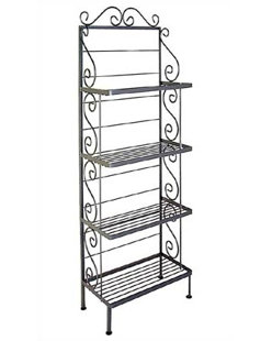 Wrought Iron Kitchen Shelves Wayfair Ca Wrought Iron Baker S Rack