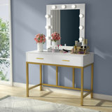 Floating Makeup Vanity Wayfair Ca Make sure it's large enough and situated at the right height for you to use when seated at your vanity. floating makeup vanity wayfair ca