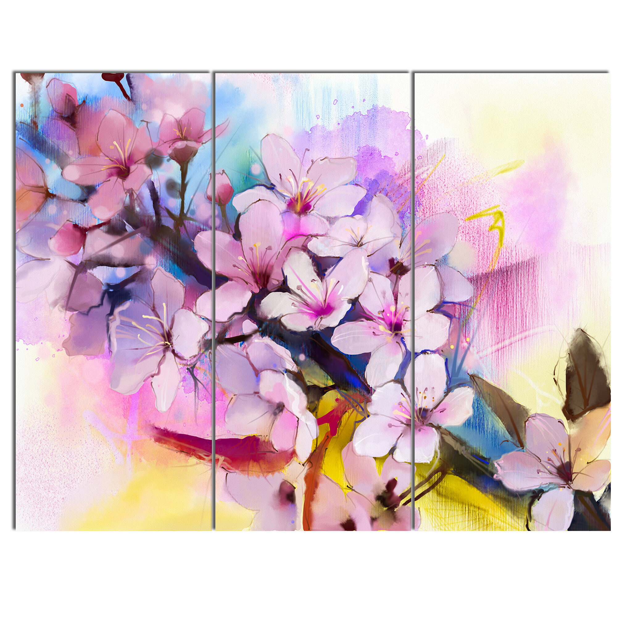 giclee fine art print of watercolor cherry blossom no 12
