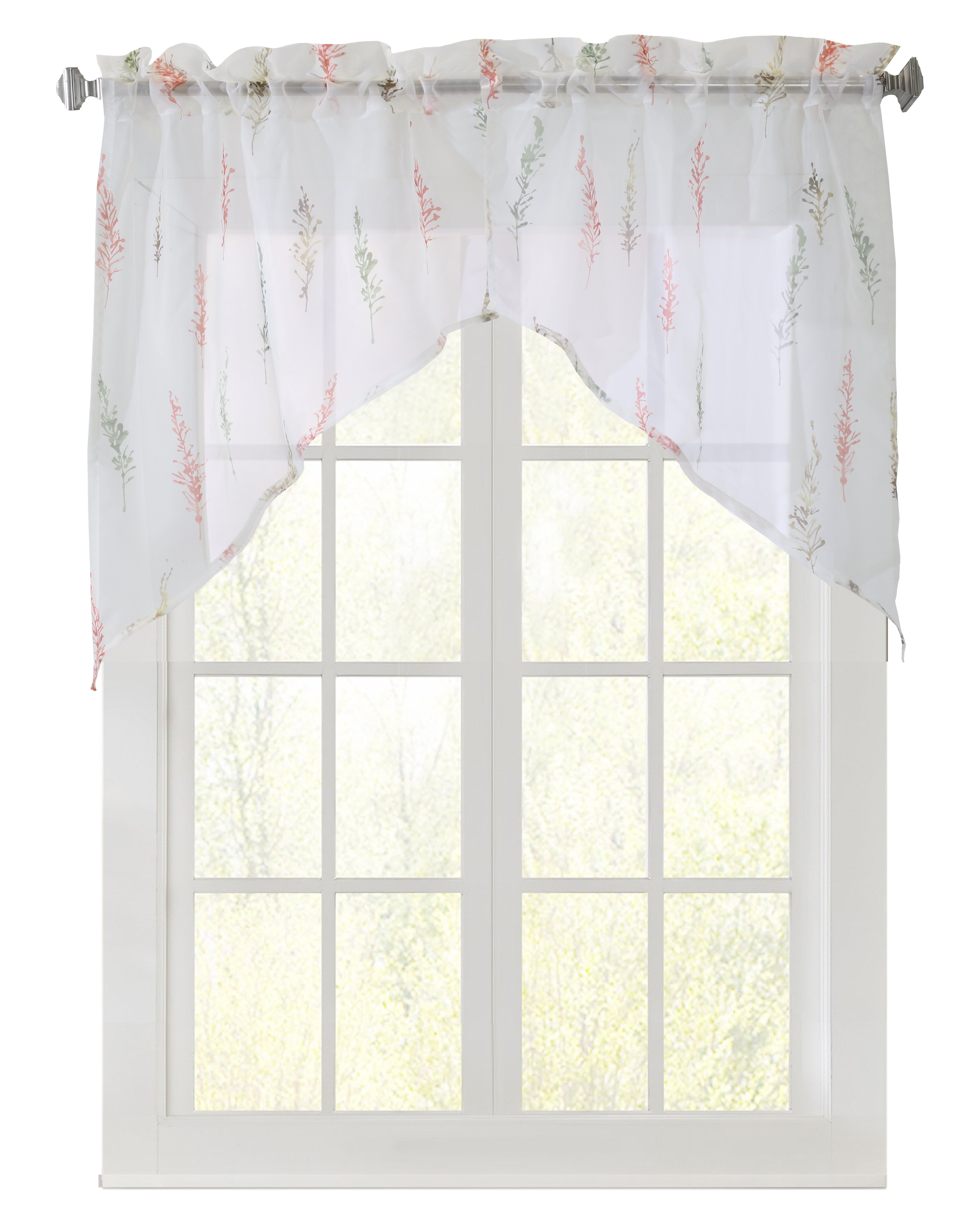 Canora Grey Puma Pole Top Swag 52 Window Valance Wayfair Canora Grey Puma Pole Top Swag 52