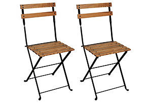 French Bistro European Café Folding Patio Dining Chair #bistrochair #cafechair