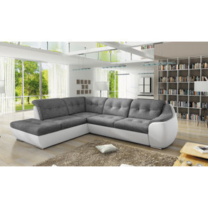 Ecksofa Fatima D mit Bettfunktion von Home Loft ..