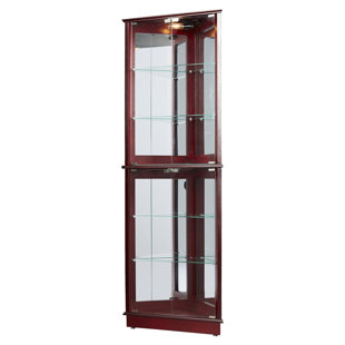 Contemporary Gl Curio Cabinets O2 Pilates Contemporary Corner Curio Cabinet Home Design Ideas