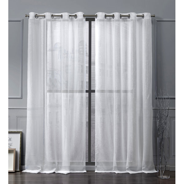 White Sparkle Curtains Wayfair White Sparkle Curtains Wayfair