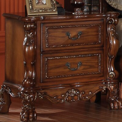 Astoria Grandwelliver 2 Drawer Nightstand Astoria Grand Color Cherry Oak Dailymail