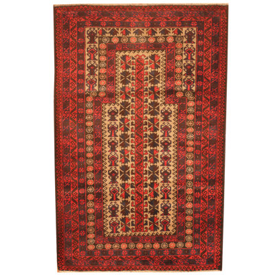Prentice Red Area Rug Isabelline