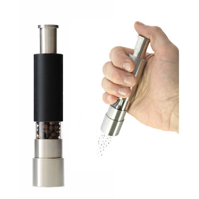 Grind Gourmet Original Reflex Salt or Pepper Grinder Grind Gourmet Color Black