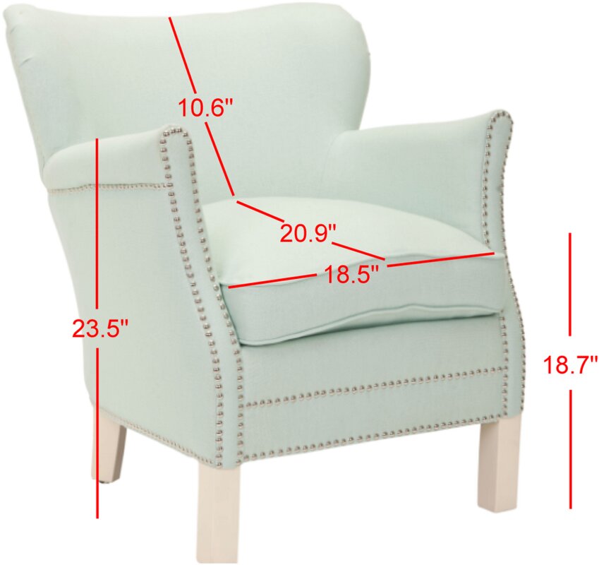 Safavieh Amanda Robins Wingback Chair & Reviews | Wayfair