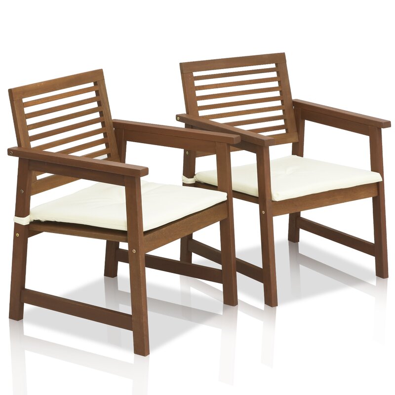 Langley Street Arianna Patio Chairs With Cushions Reviews Wayfair