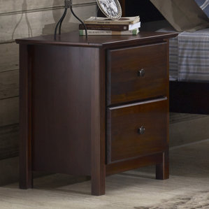Shaker 2 Drawer Nightstand by Grain Wood Furniture