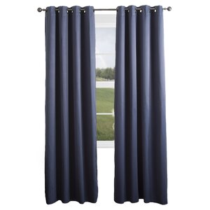 Kokomo Solid Blackout Grommet Single Curtain Panel