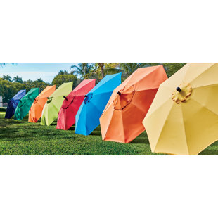 Double Vented Patio Umbrella Wayfair