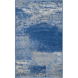 Costa Mesa Silver/Blue Area Rug