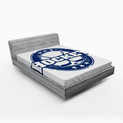 Hockey Fitted Sheet East Urban Home Size Full